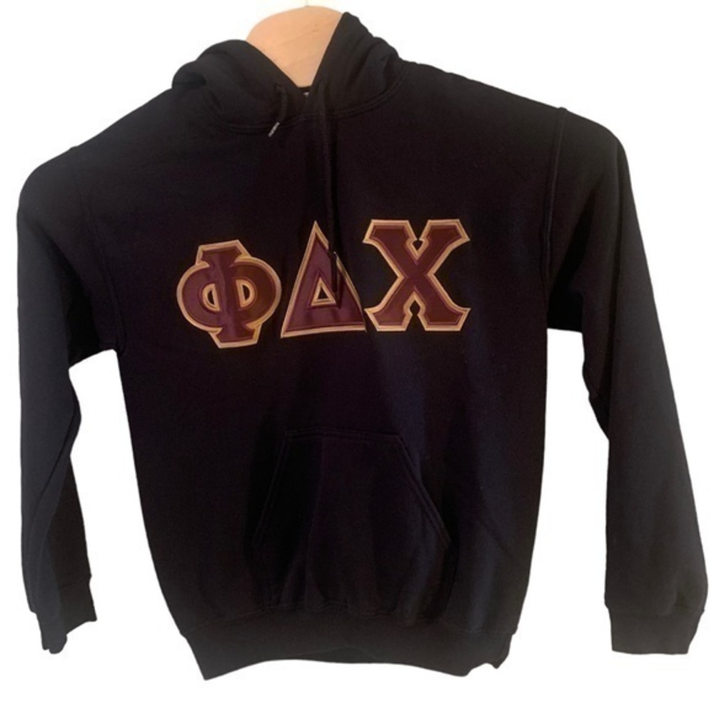 Phi Delta Chi Hoodie Embroidered Size‎ Small excellent College Fraternity Greek